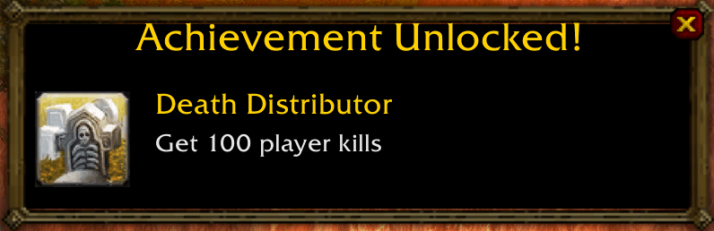 Achievement unlocked popup