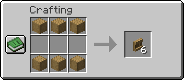 Thumbnail Crafted from six matching blocks of any stripped log, stripped stem, or block of stripped bamboo.
