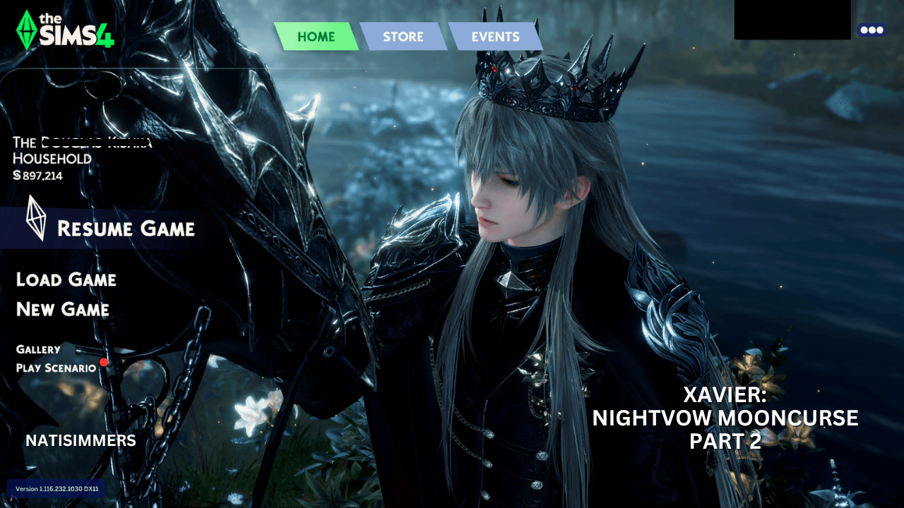 LADS: Xavier ( 沈星回 ) Nightvow Mooncurse PART 2 Main Menu Override