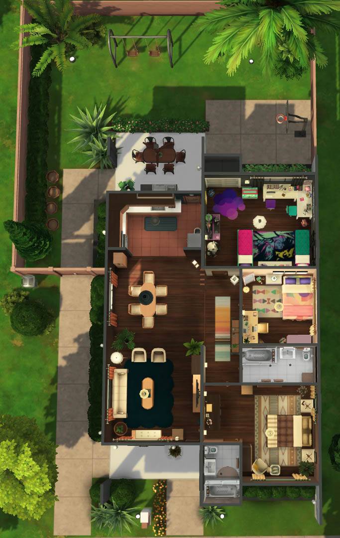 Lovely Modern Family Home - Gallery - The Sims 4 Rooms / Lots - CurseForge