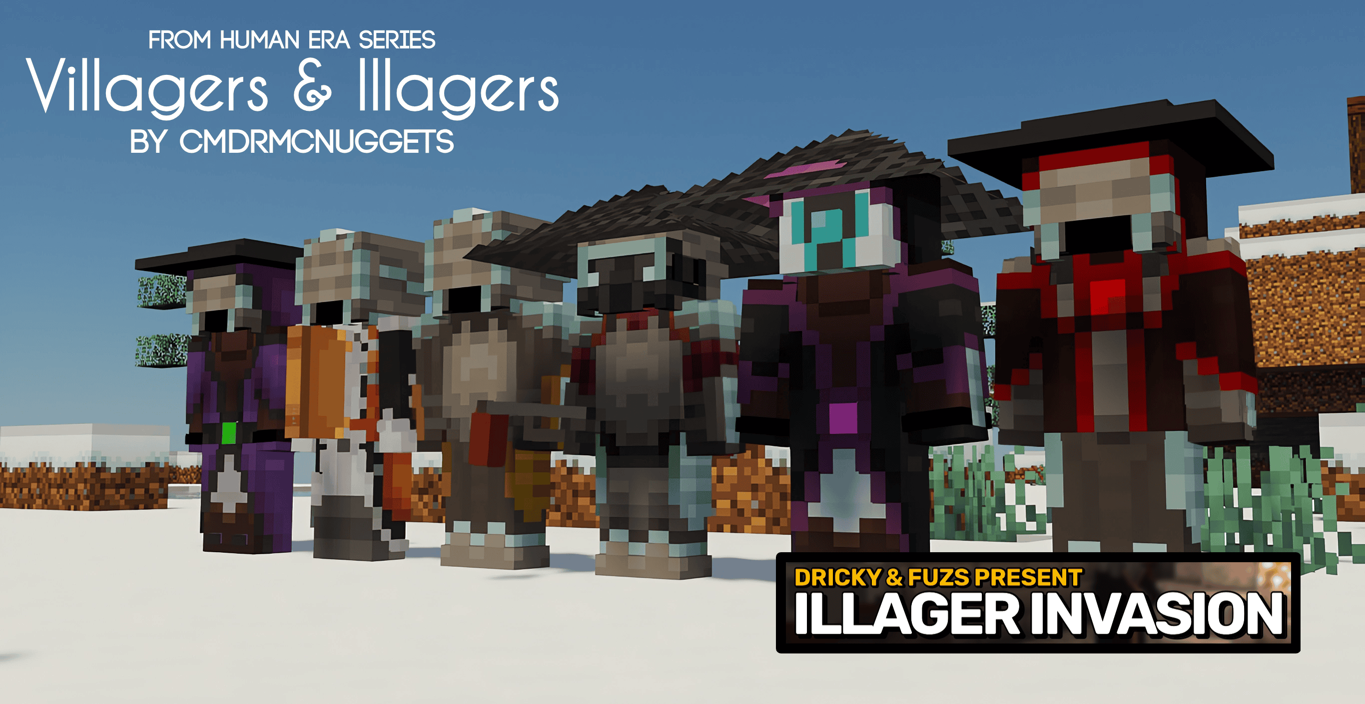 [ Java ] Human Era: Villagers & Illagers X Fresh Animations - Minecraft ...