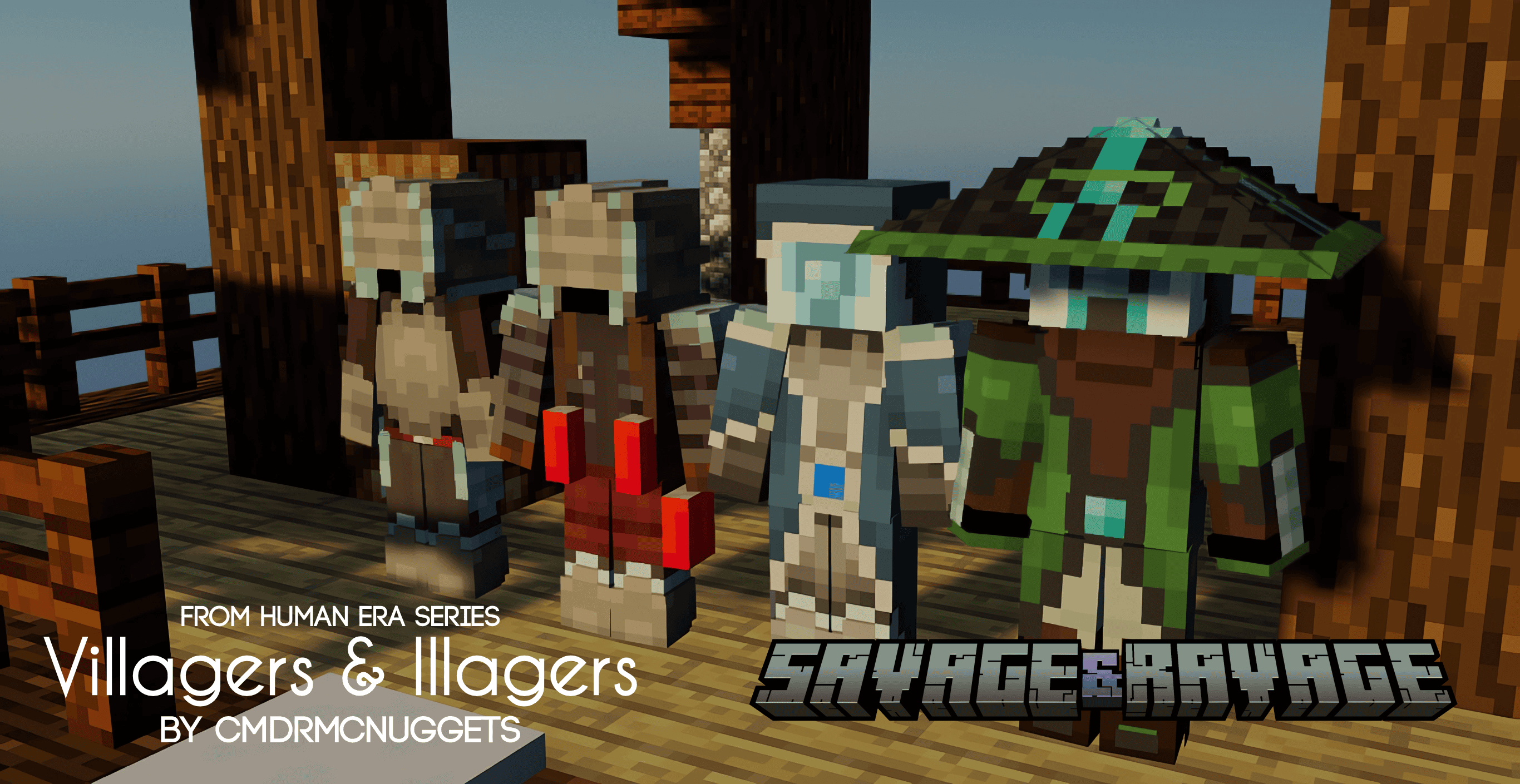 [ Java ] Human Era: Villagers & Illagers X Fresh Animations - Minecraft ...