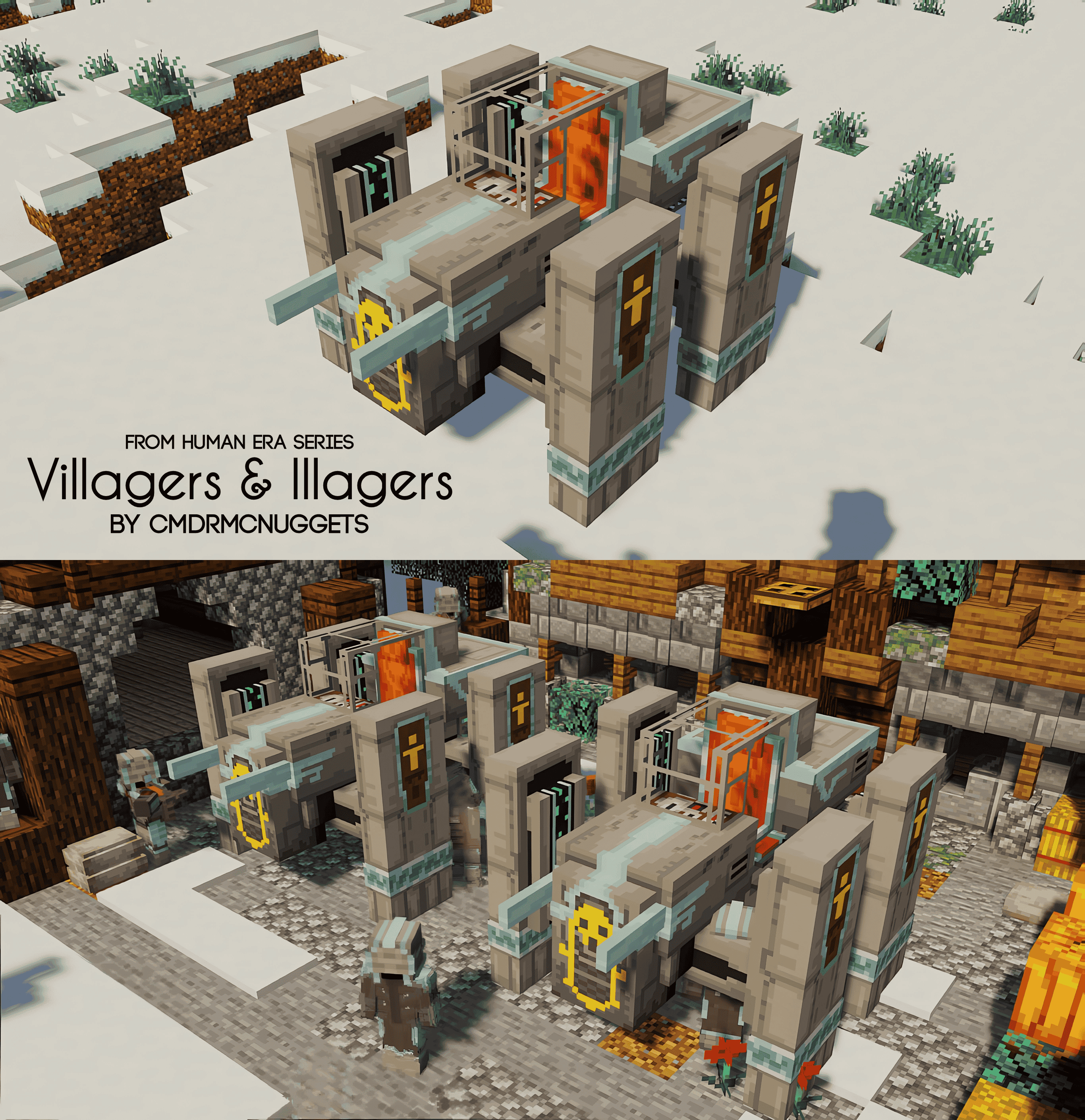 [ Java ] Human Era: Villagers & Illagers X Fresh Animations - Minecraft ...