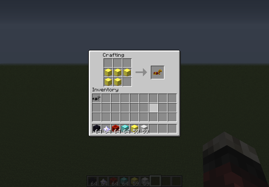 <p>Gold Horse Armor Recipe</p>