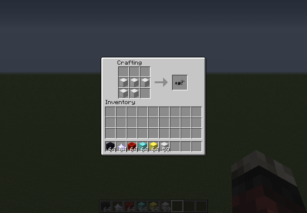 <p>Iron Horse Armor Recipe</p>
