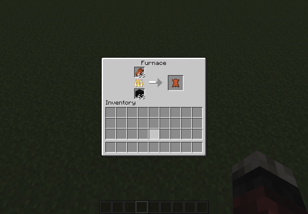 <p>Leather Smelting Recipe</p>