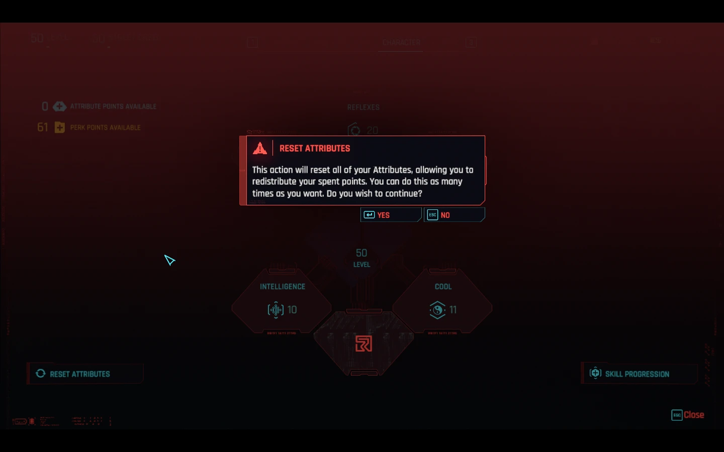 Reset Attributes always available - Redscript - Gallery - Cyberpunk ...