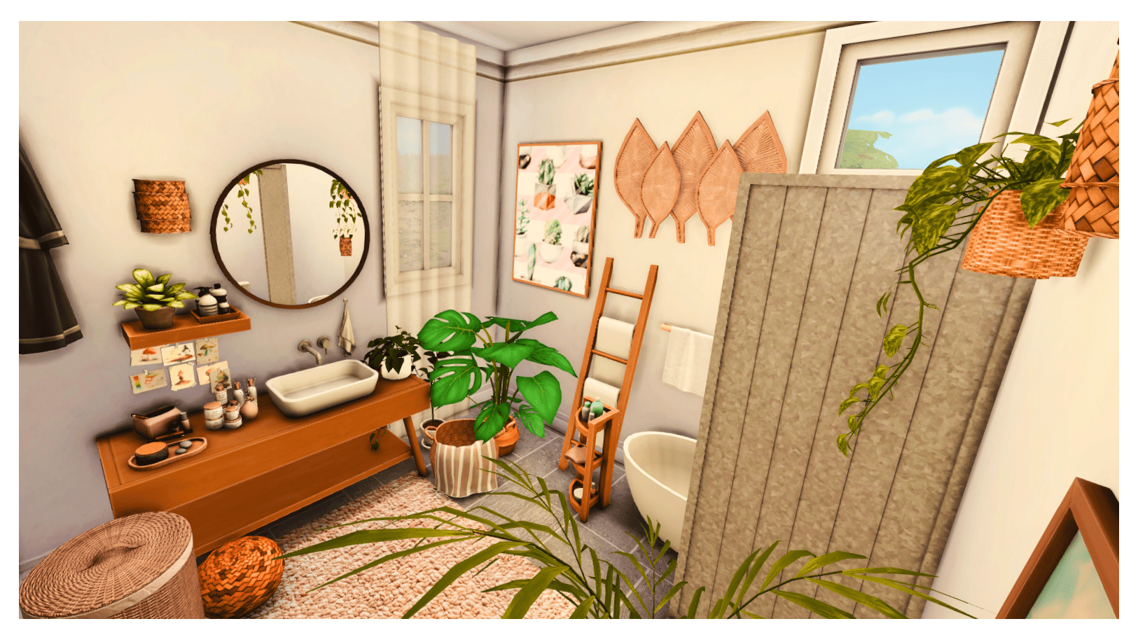 Leaf & Clay Bathroom - Gallery - The Sims 4 Rooms / Lots - CurseForge