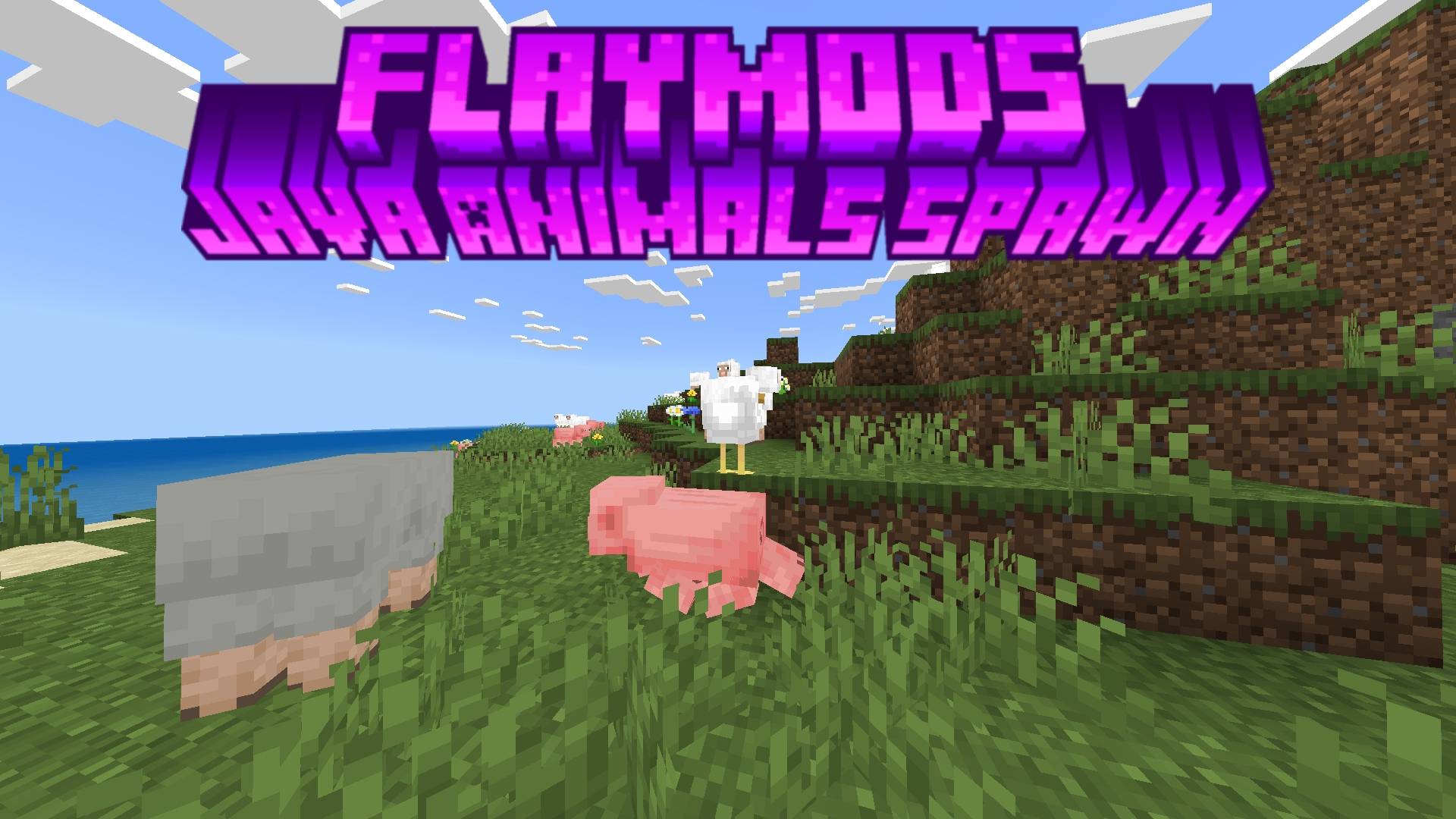 Java Animals Spawn - Gallery - Minecraft Bedrock Addons - CurseForge