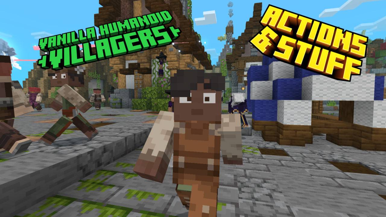 Vanilla Humanoid Villagers - Minecraft Bedrock Texture Packs - CurseForge