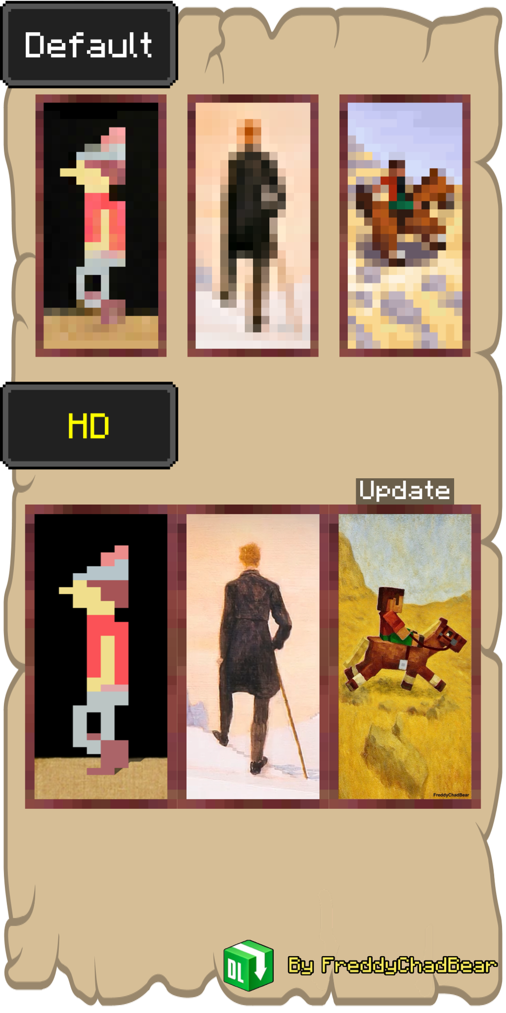 Thumbnail I was able to find the horse painting, but it doesn’t look the same so I made this one myself,
And in this New Update I used Oil Painting Effect to make it look like a real painting.
