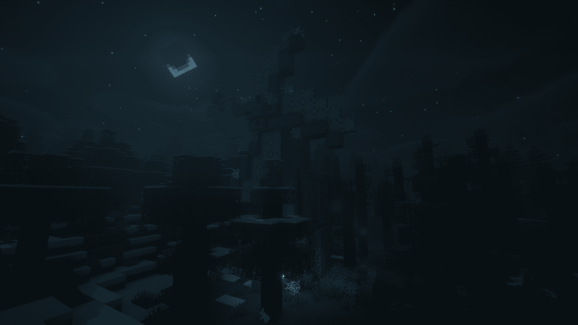 Thumbnail Dead Windmill in natural generation (Screenshot taken with BSL shaders)