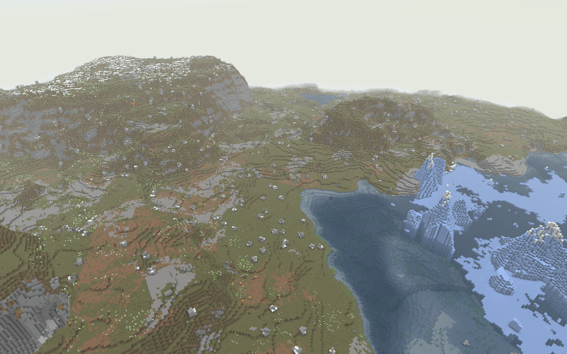 Thumbnail This vast chilly plains like biome is covered in gravel, coarse dirt and boulders Despite the looks this is a snowy biome it just happens to not precipitate here