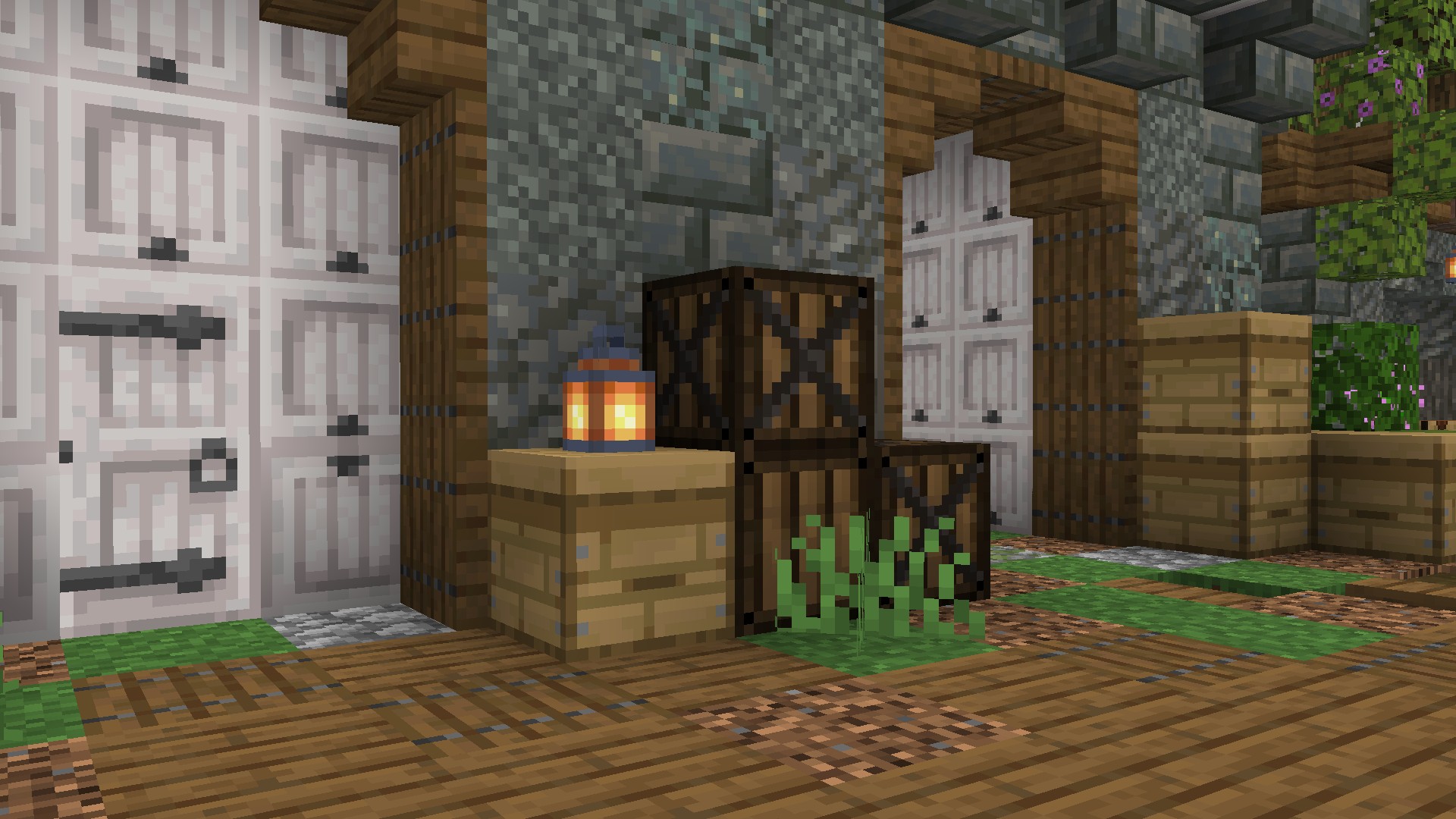 Thumbnail It's noteblocks retextured as crates, it still works as a noteblock