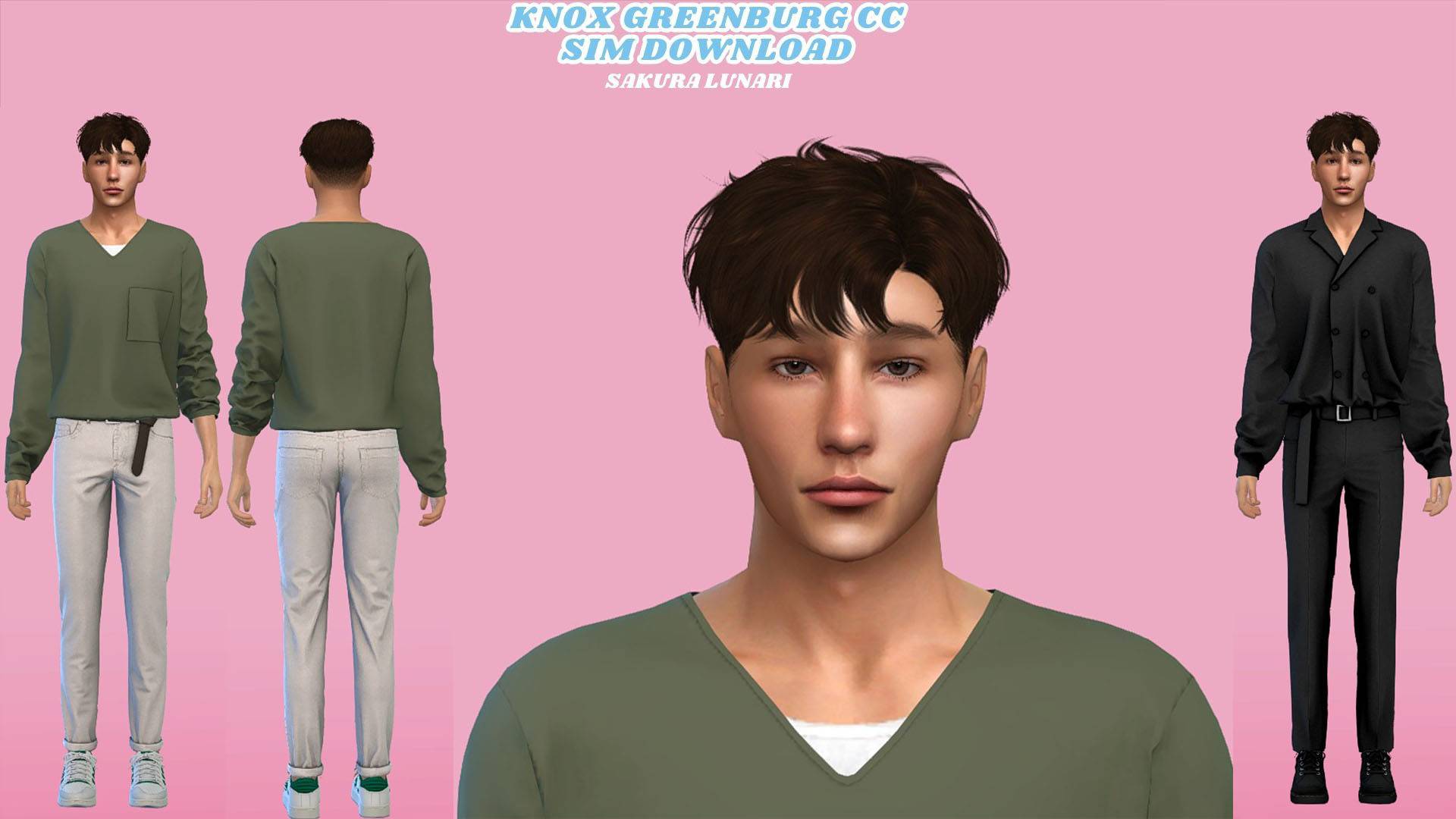 Knox Greenburg CC - The Sims 4 Sims / Households - CurseForge