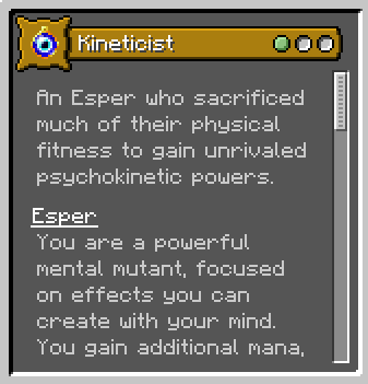 Thumbnail An Esper mutant who moves objects with their mind.