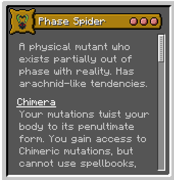 Thumbnail A Chimeric mutant who exists partially out of phase with reality.
