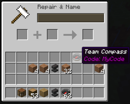 Team Compass Crafting