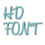 <p>hd font logo</p>