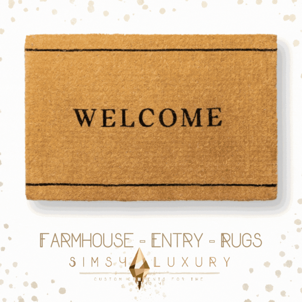 Sims4Luxury - Farmhouse - Entry - Doormats