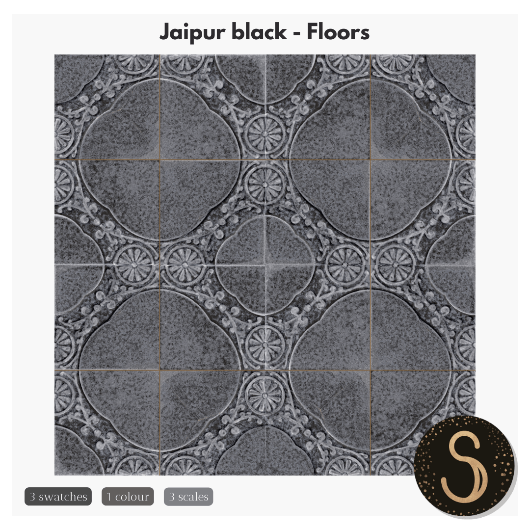 Sims4Luxury - Jaipur Black - Floors