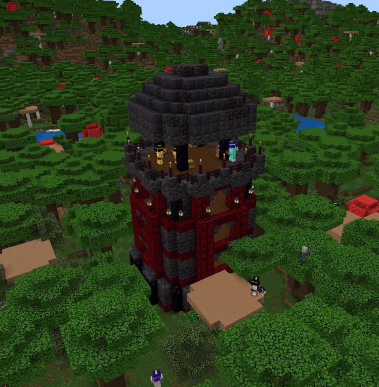 Thumbnail A Cenarax Outpost in a dark oak forest