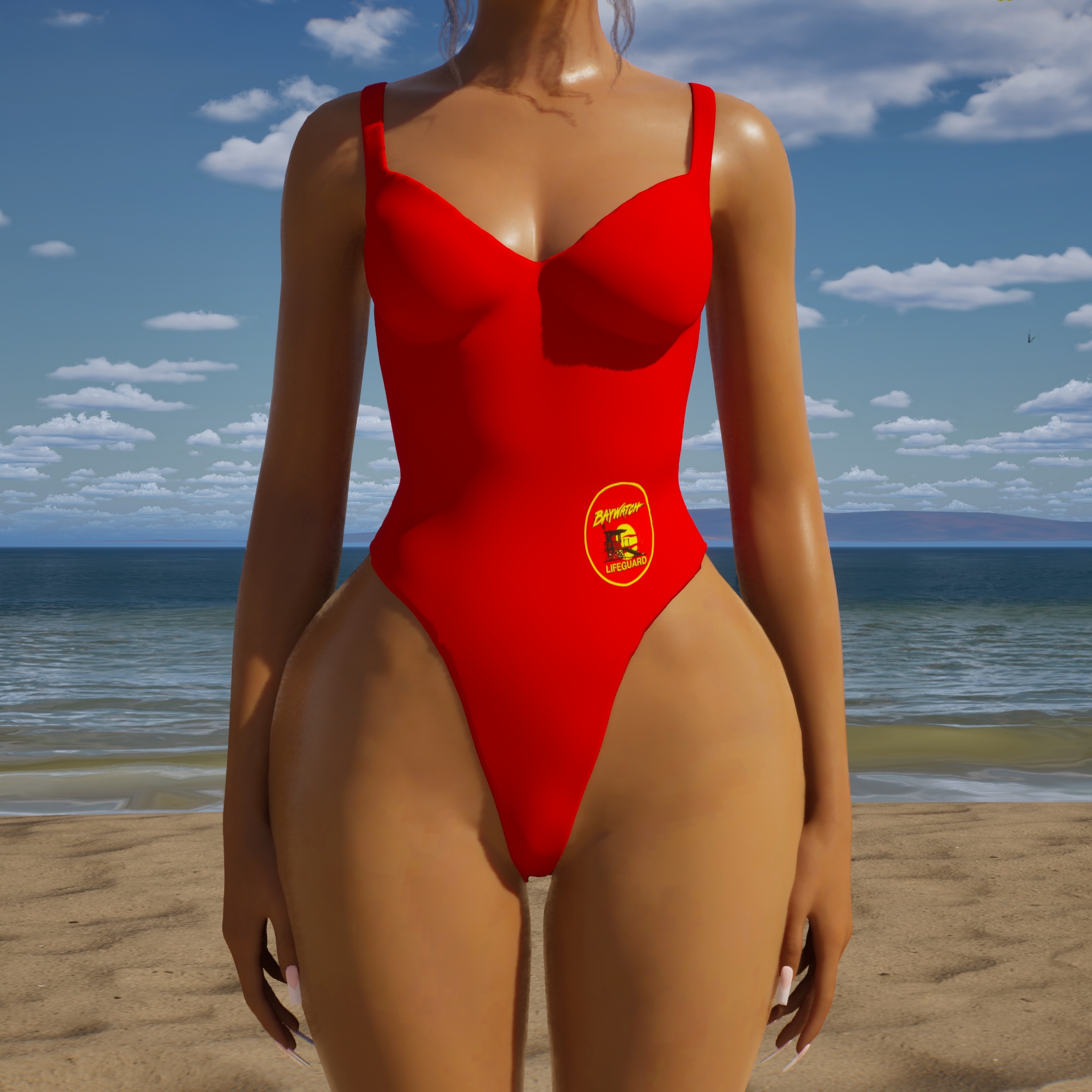 Lifeguard Bathing suit | Cahaya Breeze Collection