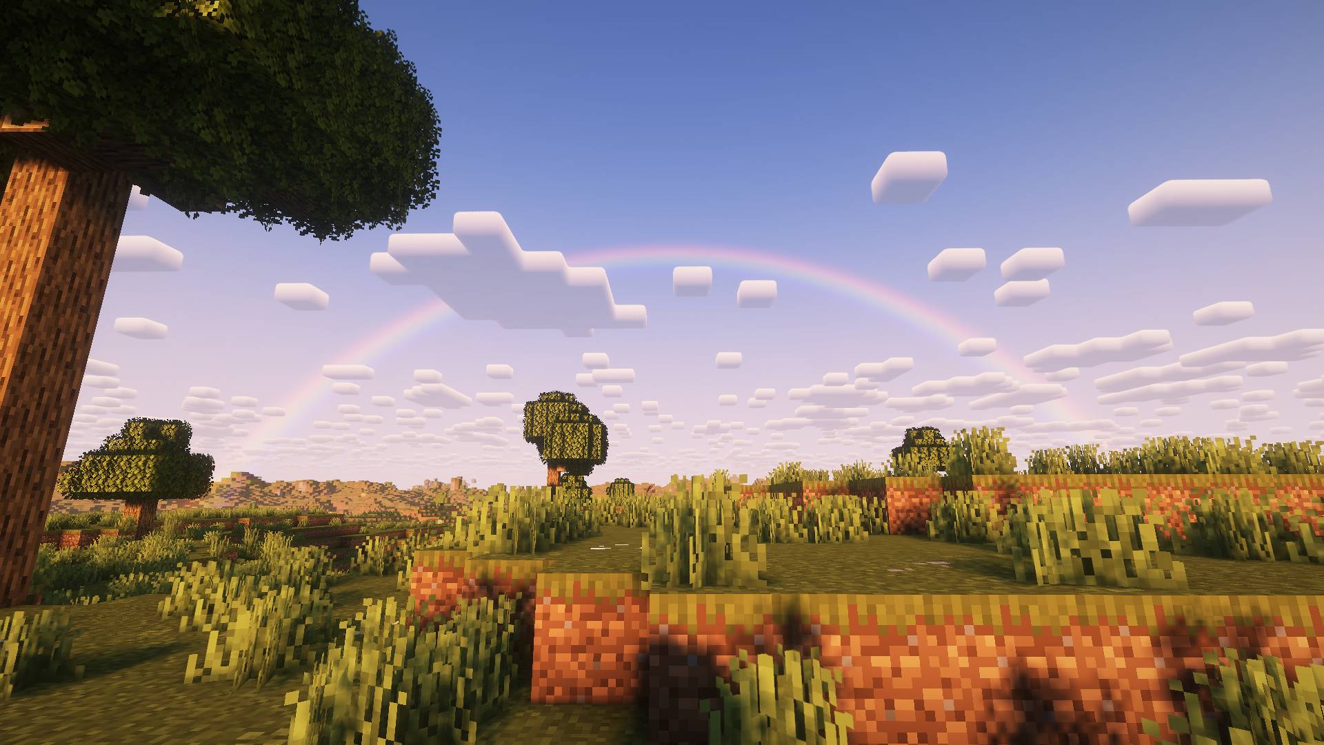 Thumbnail Rainbows show up after rain and thunderstorms.