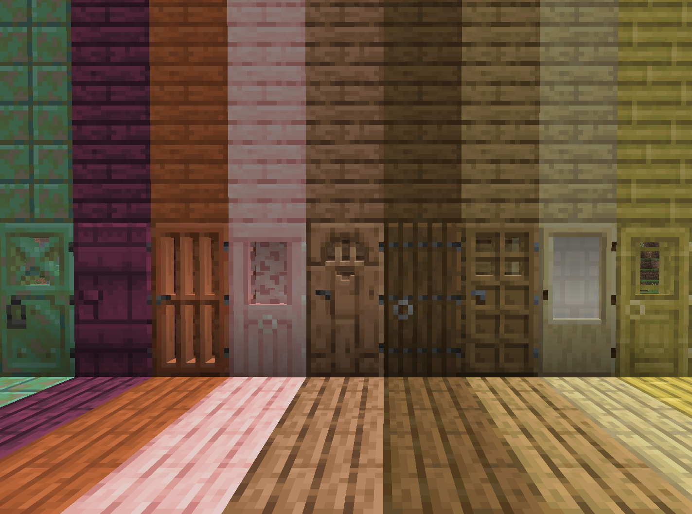 Thumbnail All Doors now have depth and unique side textures!