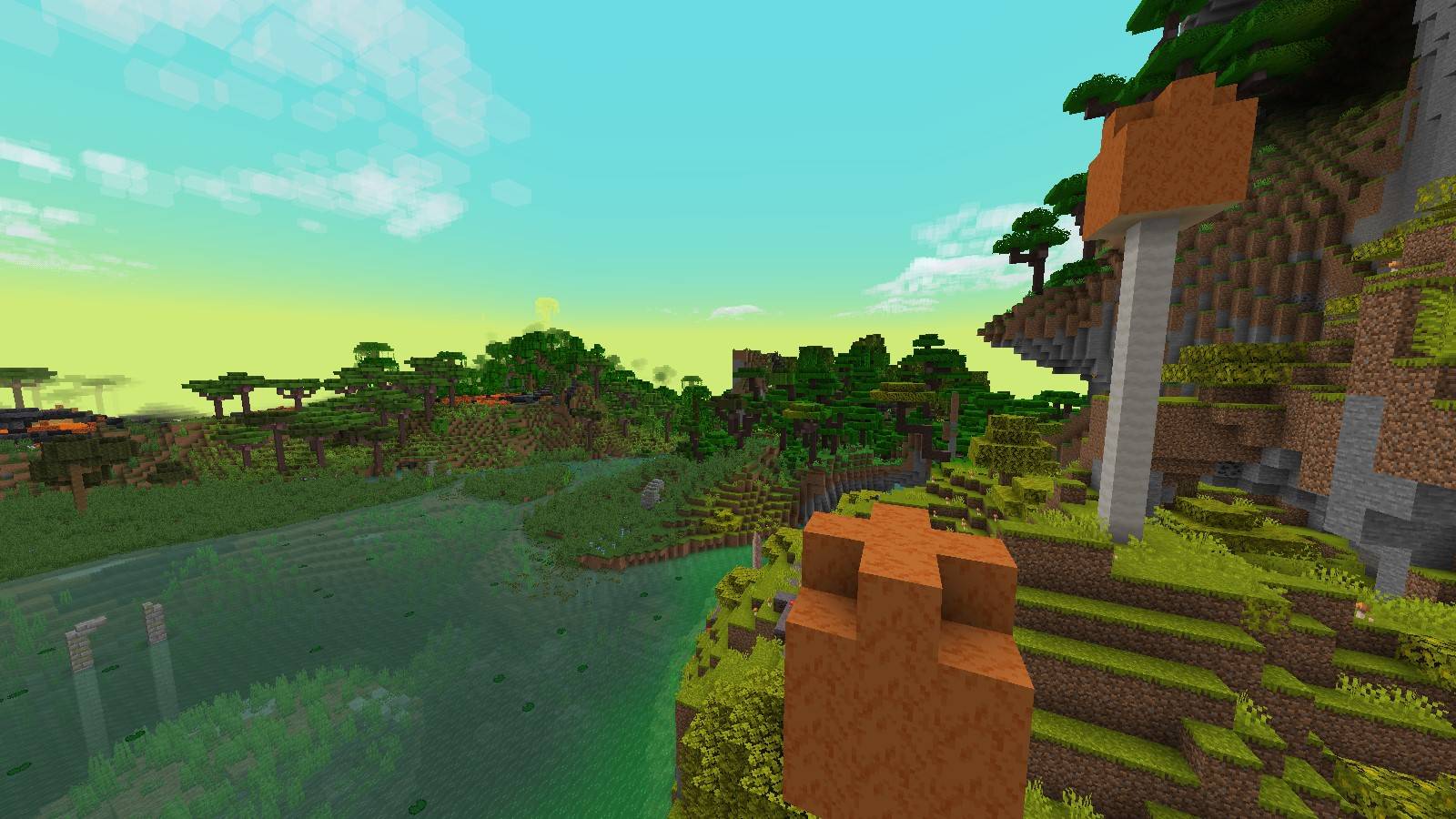 Thumbnail An otherworldly landscape with a surreal sky