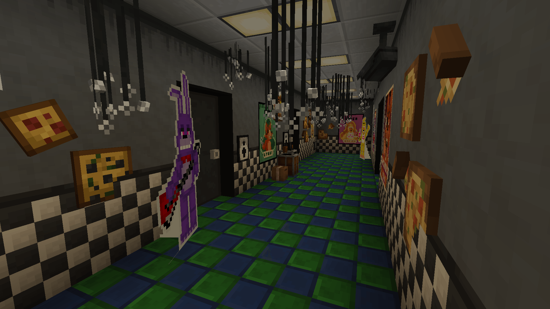 Freddy Fazbear's Pizza (FNaF 1) - Minecraft Worlds - CurseForge, image size:1920x1080