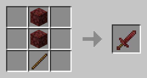 Thumbnail netherrack sword craft.png