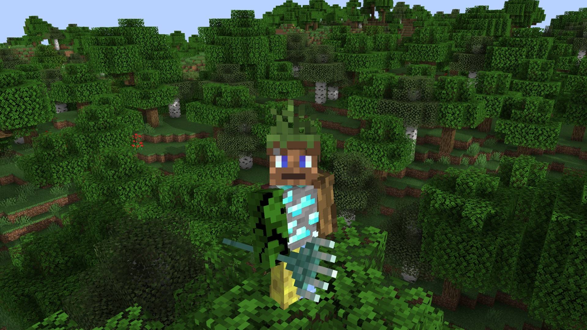 A player holding the Quindent