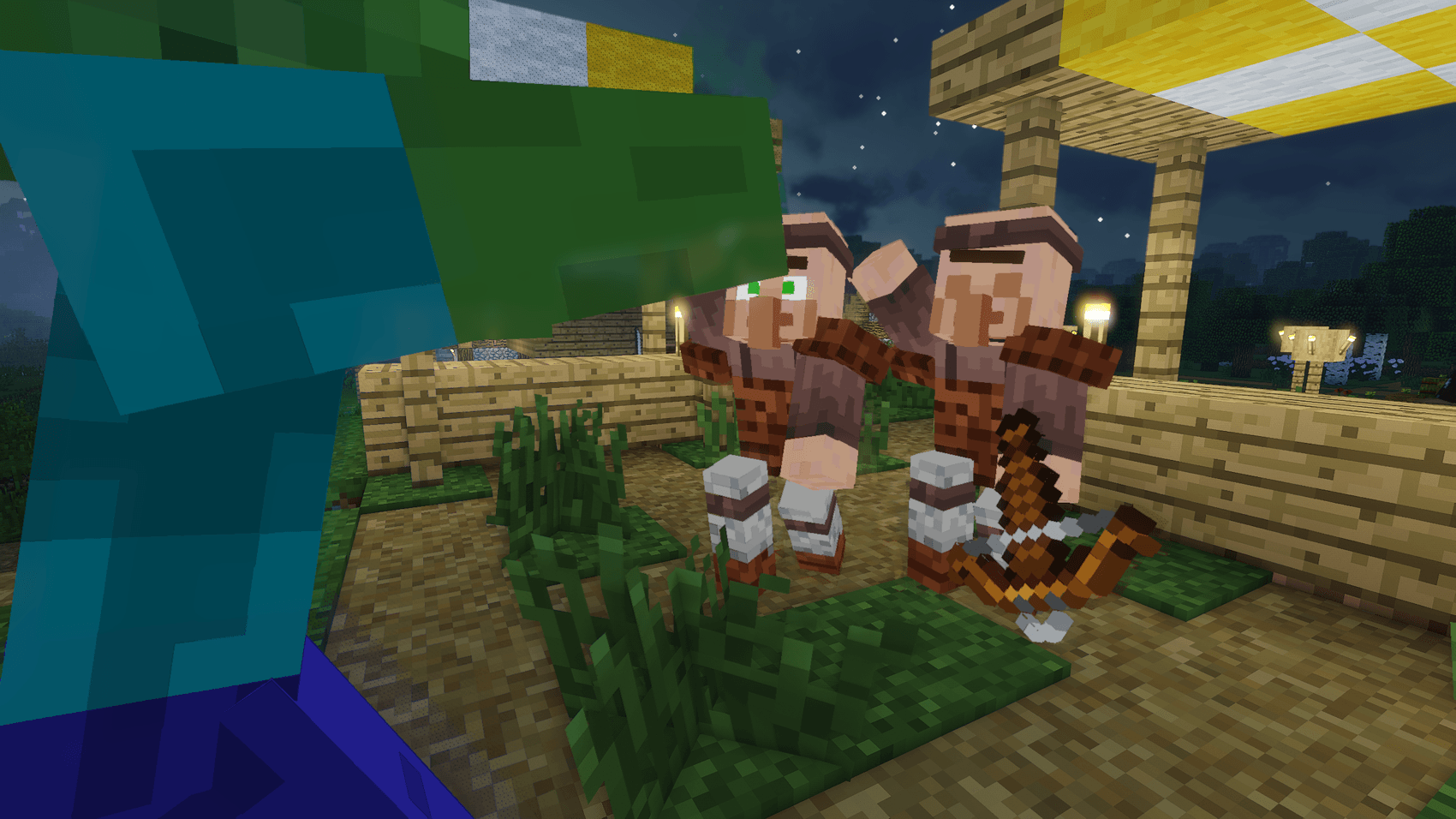 Thumbnail When ranged Guards are close enough, they melee attack. Although I don't think a fist will do much against a zombie...