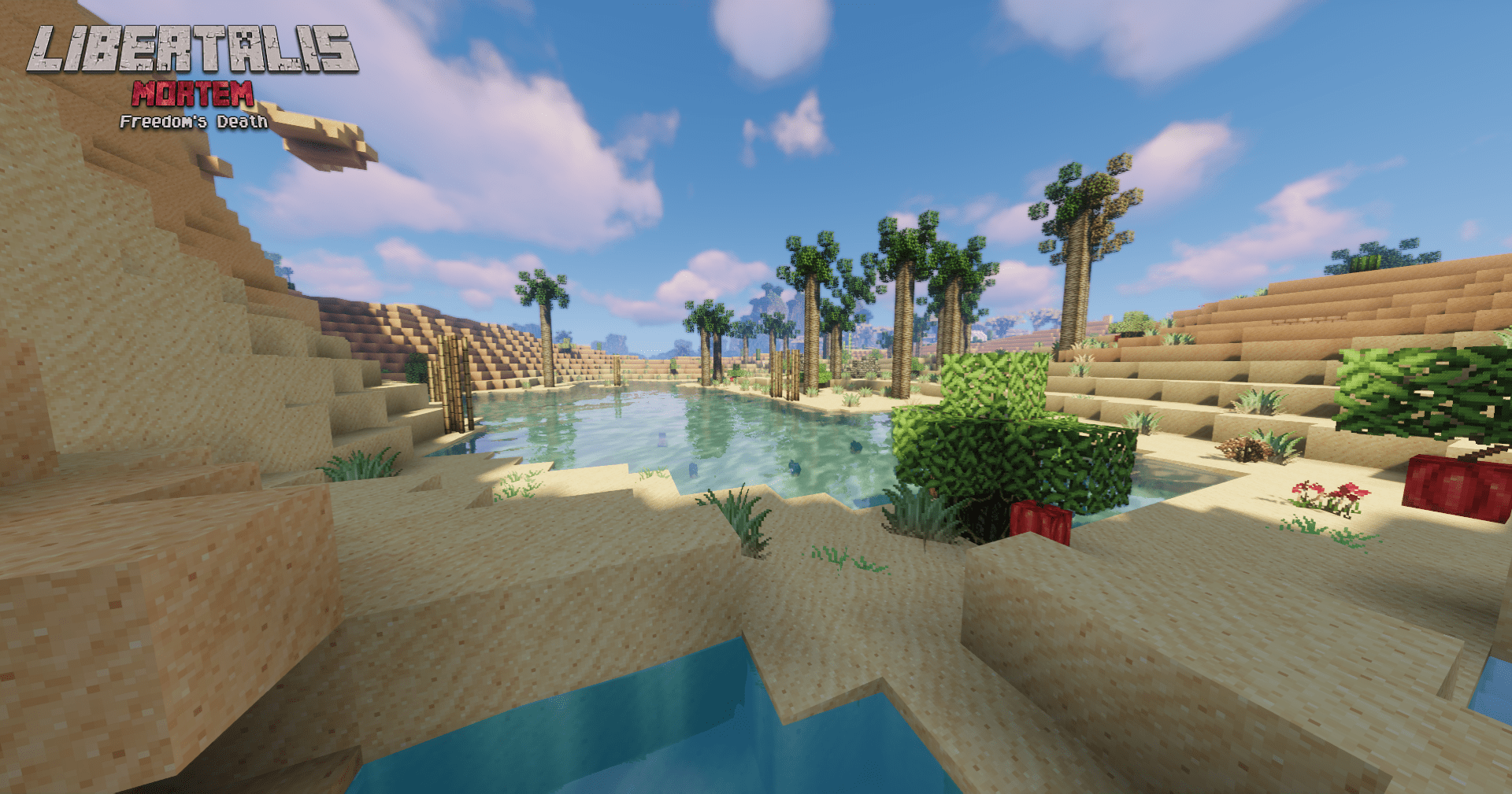 Thumbnail Biomes revise beaches and shaders handle water to create a mellow atmosphere.