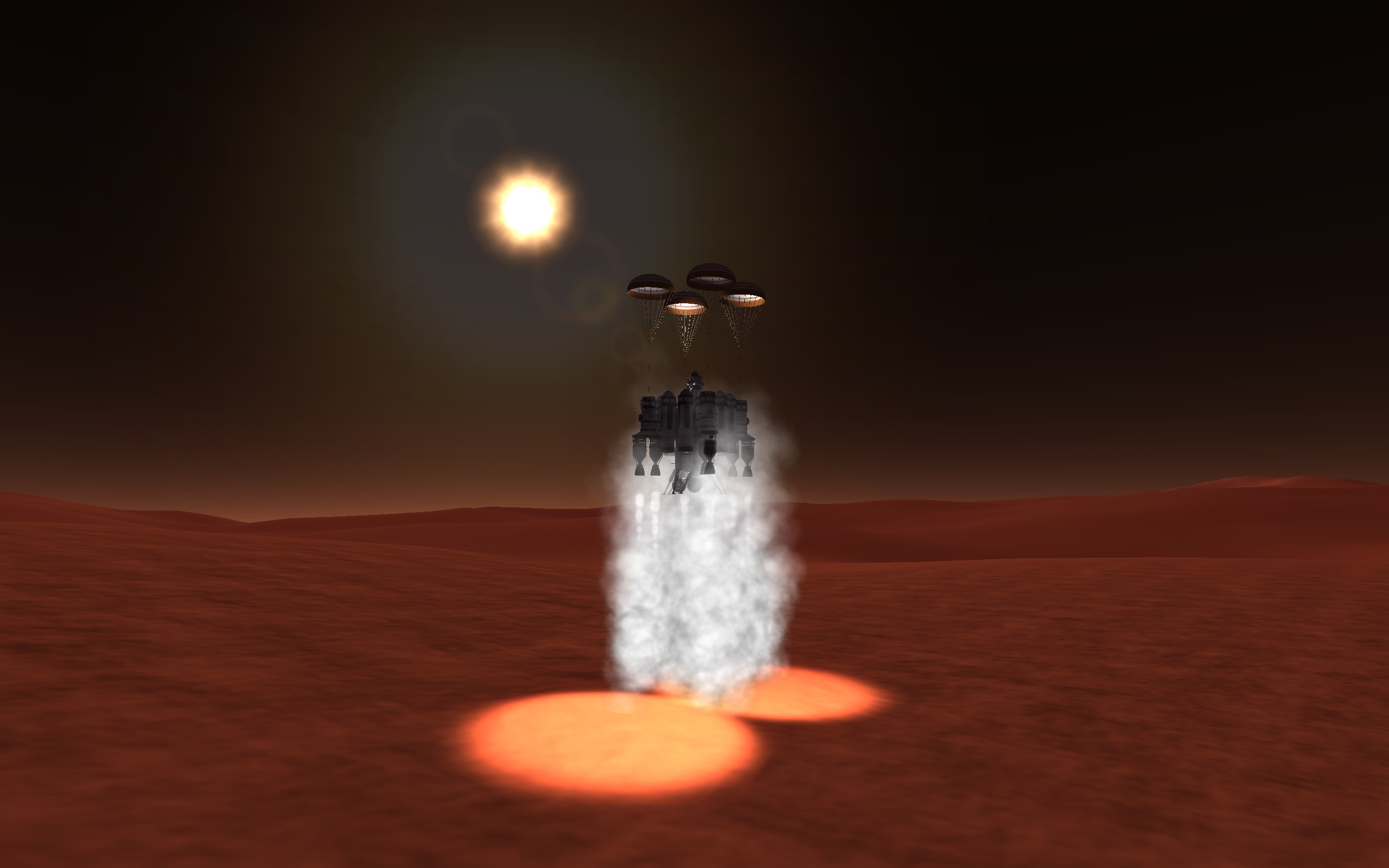 Duna landing in progress