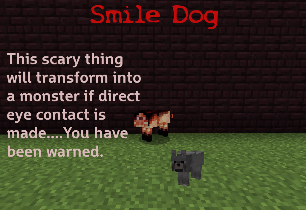 smile dog and jeff the killer minecraft