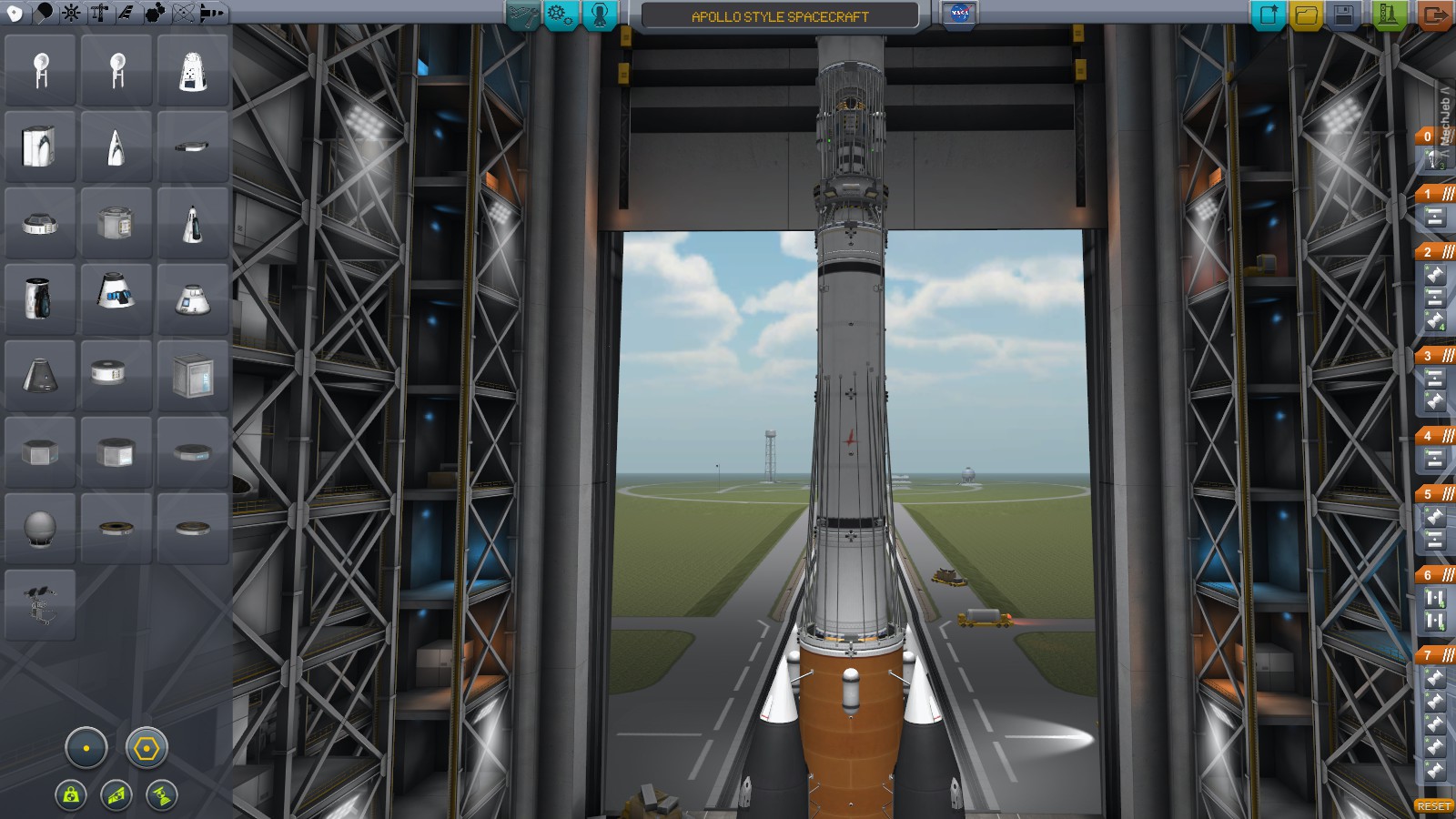 apollo 11 style craft Screenshots - Shareables - Kerbal Space Program