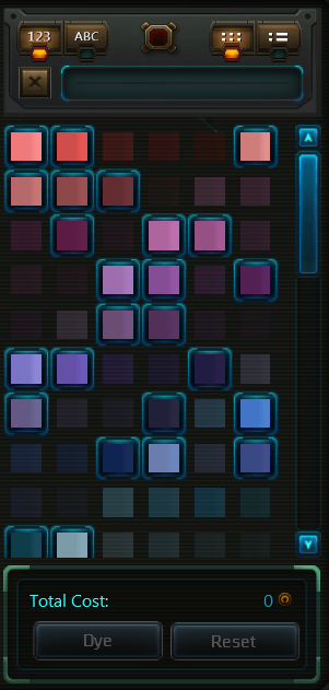 Standard Grid with Unknown Dyes