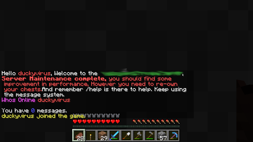 <p>I've smudged the servername, but this is the basic output from the MOTD as configured on our testing server.</p>