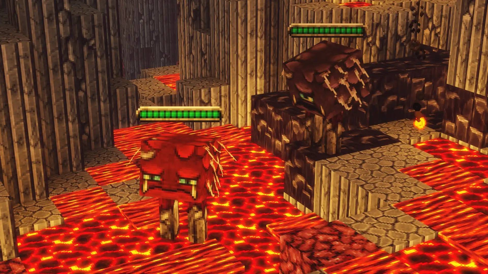 A family of striders in a basalt delta