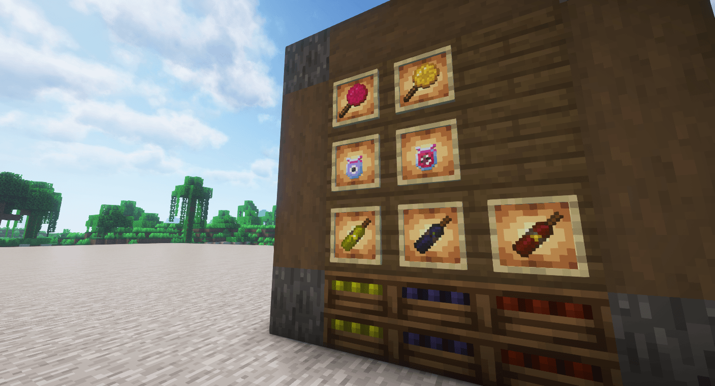 Thumbnail The new wines that you can make and put in the Wine Racks from the mod + Some new Foods