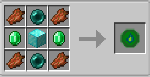 Image of a zombie soul crafting recipe.