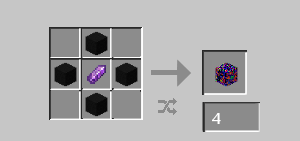 Thumbnail Crafting for a Mishmashed Dark carpet block that has one of each texture, that can then be crafted into the other variants.