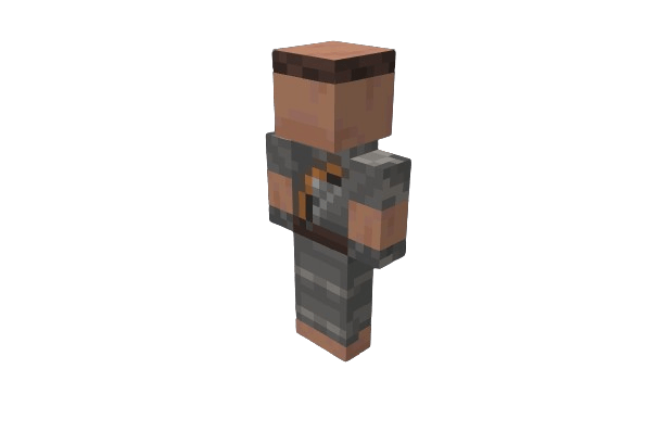 Bow Soldier Villager Back