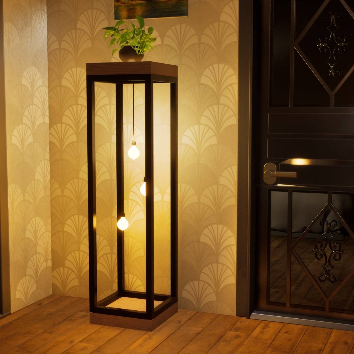 Modern Pendant Floor Lamp