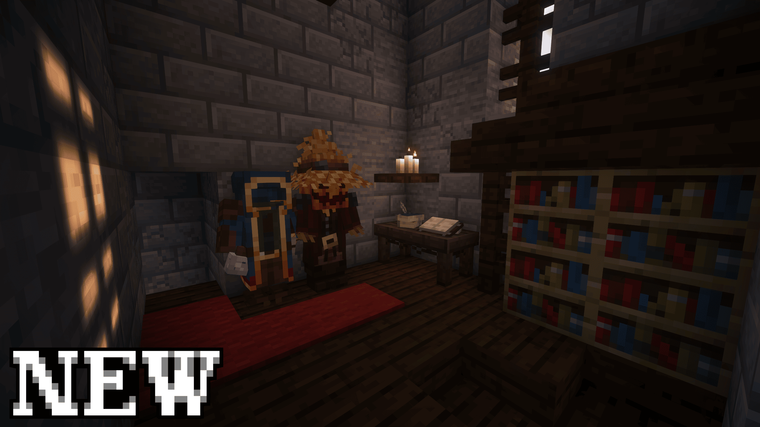 Screenshot of updated armor in the game