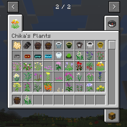 Thumbnail Over 50 new plants and decorative pots, all accessible from the creative inventory.
