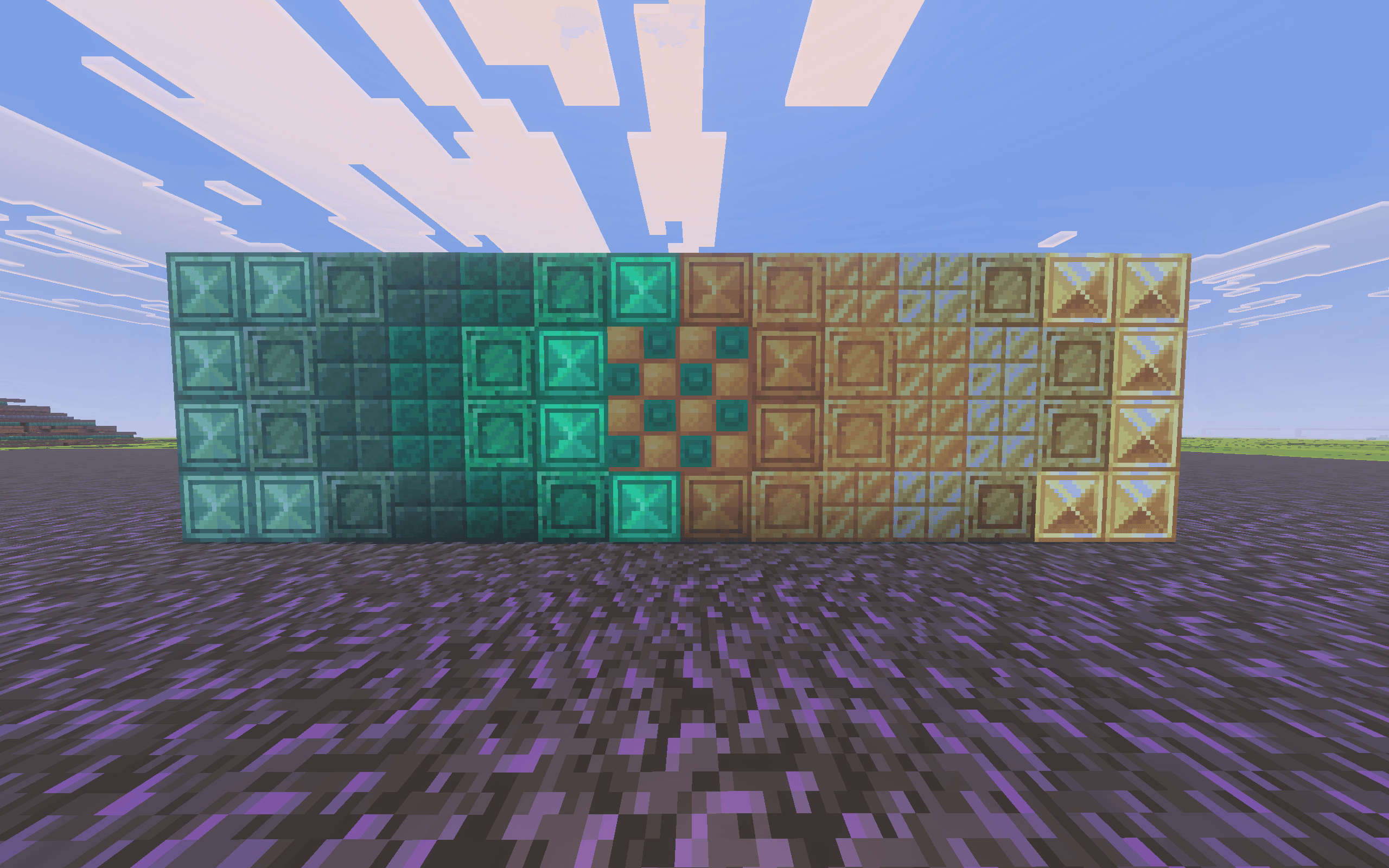 Thumbnail Jade and electrum blocks, ancient gold is also there