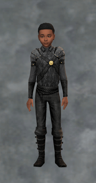 Thumbnail Child, tucked, no belt